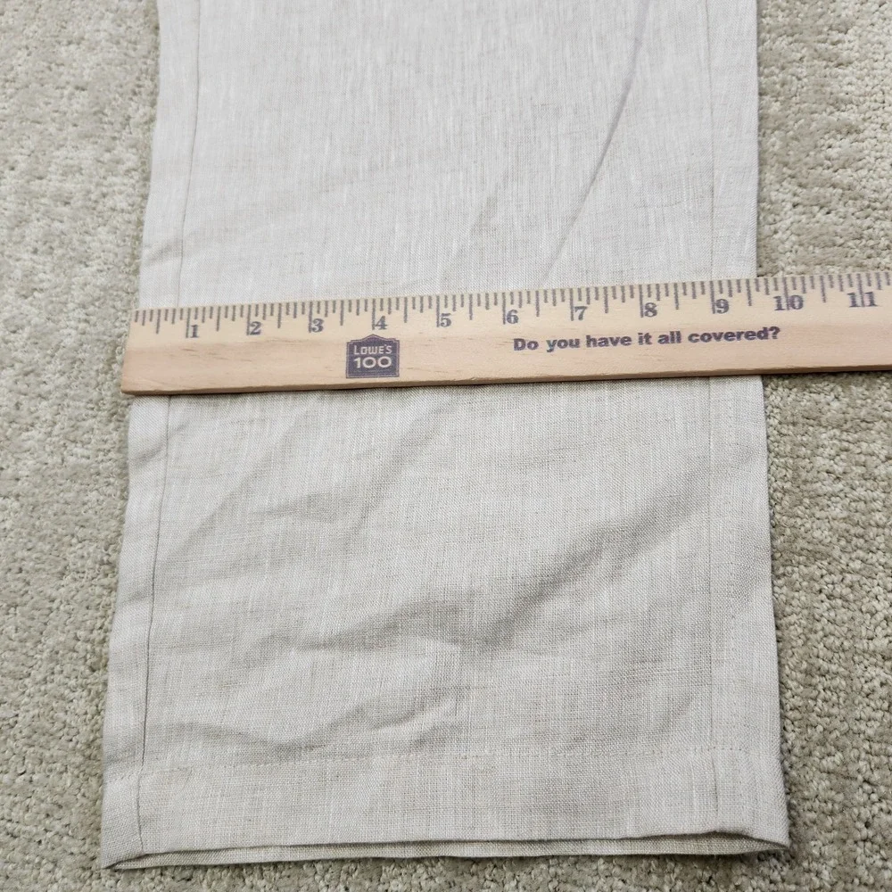 Tasso Elba Linen Pants Men XXL Relaxed Fit Drawstring Elastic Waist Straight Leg